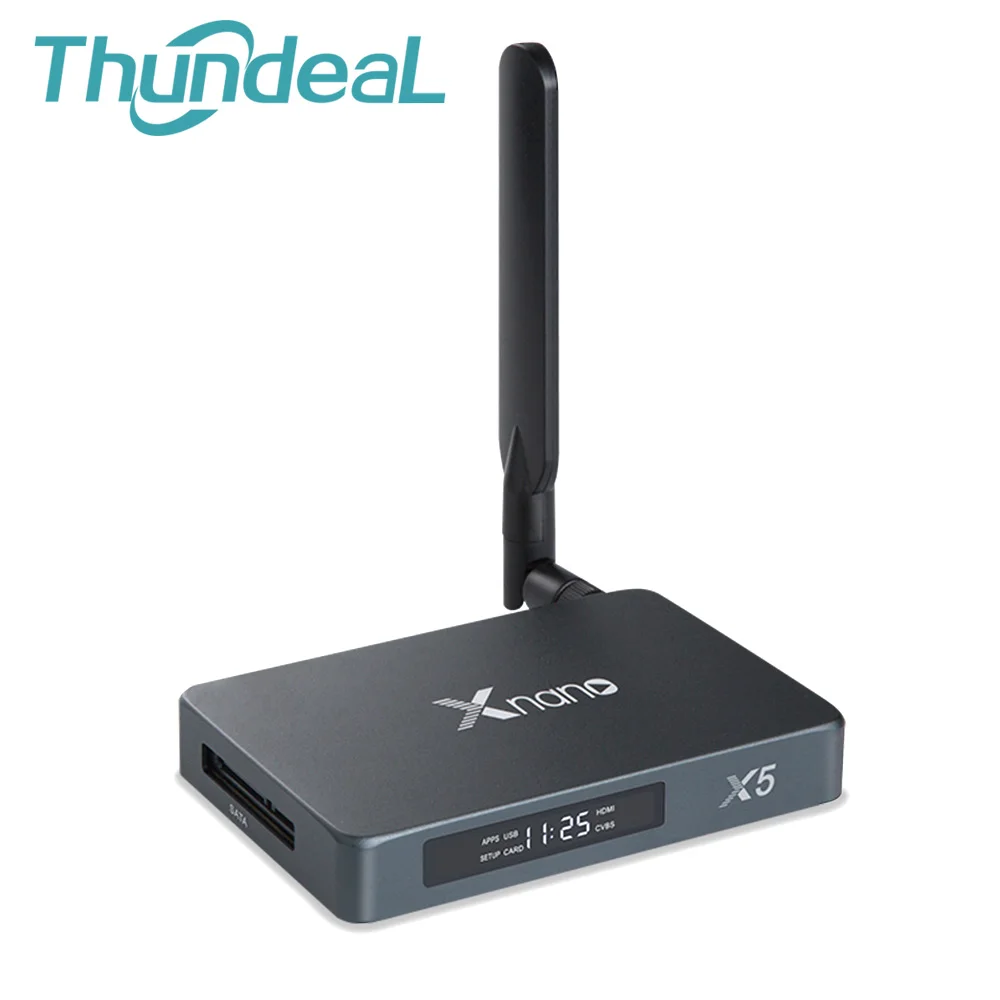 

Android 6.0 WIFI 4K TV Set Top Box Xnano X5 Android Smart TV Box 8G 16G Media Player Support Dolby,DTS,IPTV,HDMI IN, SATA 3.0