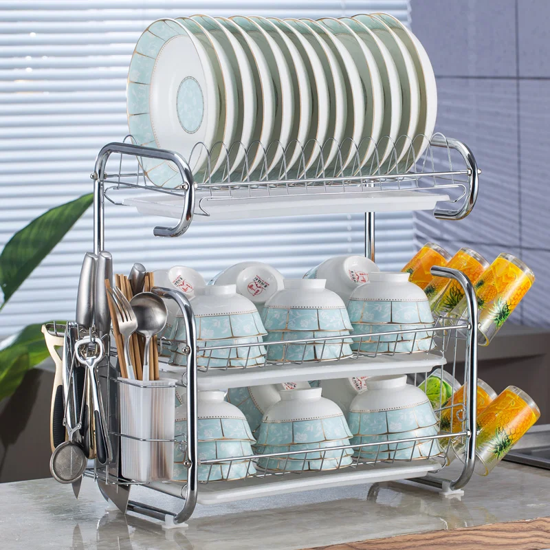 Kitchen rack supplies cutlery storage rack plate bowl storage rack knife rack cupboard dish drain rack WF723207 Kitchen rack supplies cutlery storage rack plate bowl storage rack knife rack cupboard dish drain rack WF723207