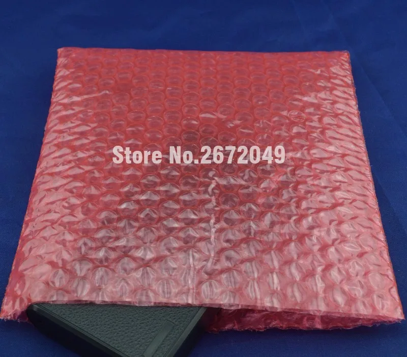 Красный цвет двойная пленка пузырчатая сумка пластиковая PE двухслойная Упаковка Конверты сумка Антистатическая Противоударная мягкая сумка пузырчатая сумка