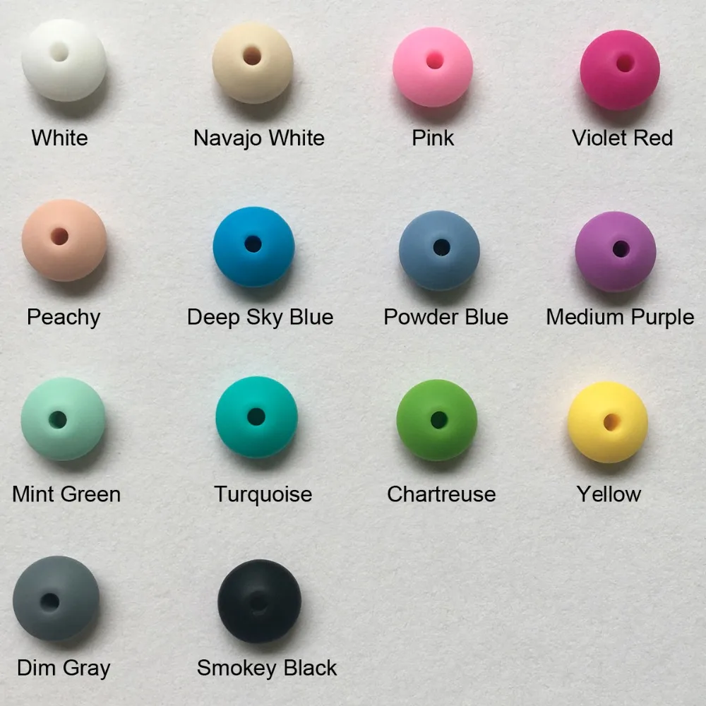 food grade silicone abacus beads