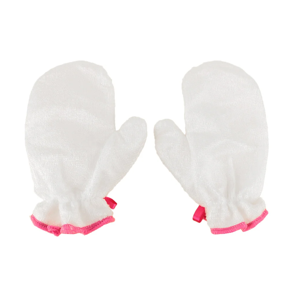 1 Pair Thicken Reusable Bamboo Fiber Cleaning Glove Home Kitchen Dish