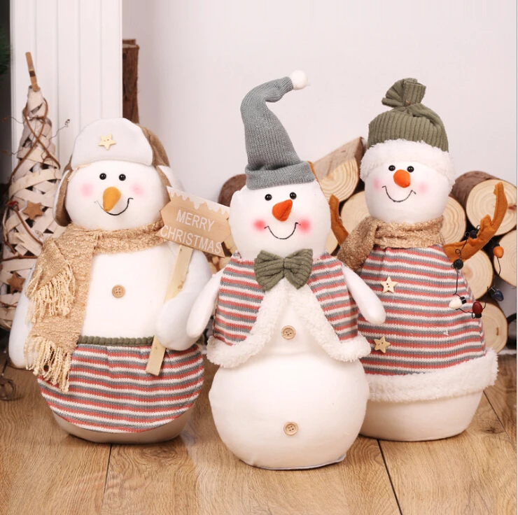 Adornos Navidad 2020 модная Рождественская кукла снеговик рождественские подарки