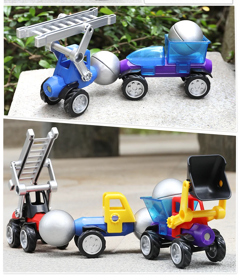 Modelo de Carro Designer Magnético Tubo Faça Você Mesmo Construção Carros Modelo Conjunto Menino Crianças Engraçado Ímãs Tijolos Jogos Brinquedos Presentes 14 construção carros modelo conjunto menino crianças engraçado