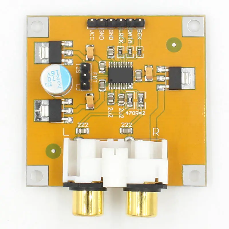 Pcm5102 ЦАП Декодер ies плеер собранная плата 32 бит 384K за Es9023 Pcm1794 для Raspberry Pi