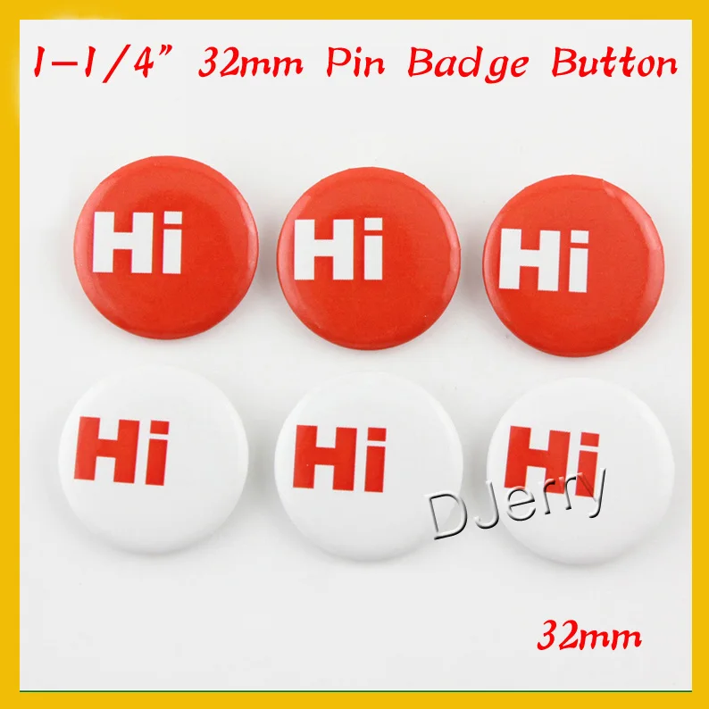 

Free Shipping DHL 1.25"(32mm) 1,000 Plastic Pin Material,Blank Button Parts,Tin Badge Components