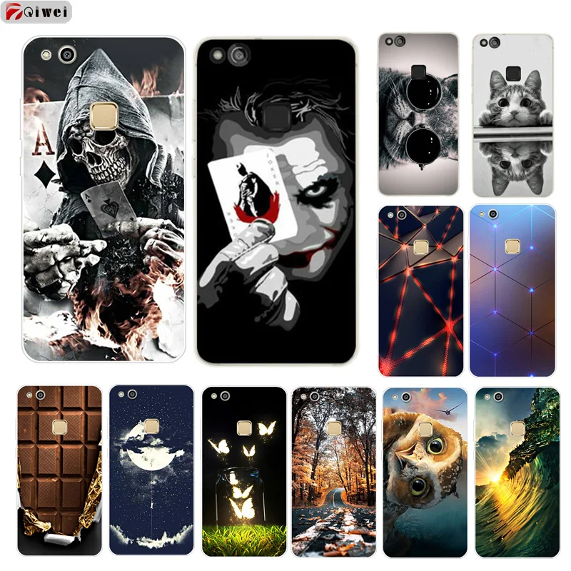 

Print Soft TPU For Huawei P10 lite Case Silicone 3D Back Case Cover For Huawei P10 lite Cover Coque P10lite Cases Funda Clear