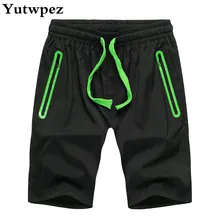 Американские размеры мужские повседневные летние шорты пляжные хлопковые спортивные брюки с эластичной резинкой на талии мужские укороченные шорты брендовая одежда