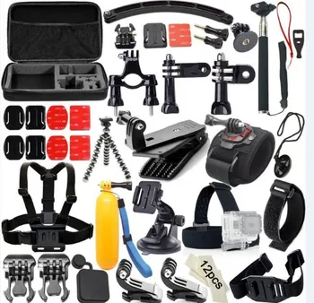 

For GoPro Accessories Hero5 / 4/3 + Headband Chest Band for SJCAM Storage Bag for Xiaoyi Camera Accessories Selfie Stick Set