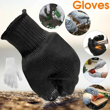 

Anti-cut Safety Gloves Cut Proof Stab Resistant Stainless Steel Wire Metal Mesh Kitchen Butcher Cut-Resistant Safety Gloves