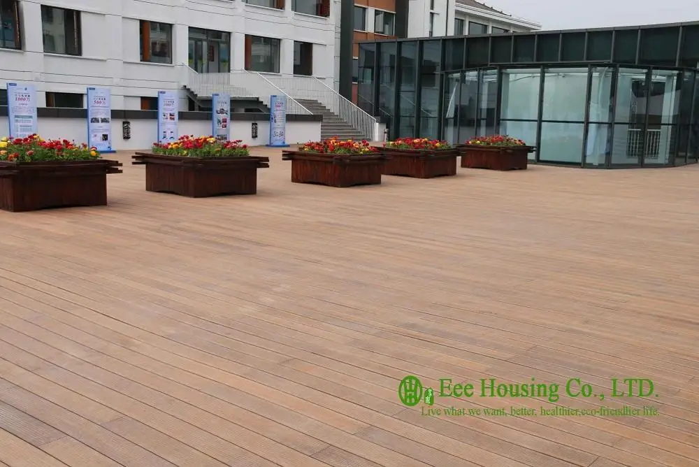 Bamboo Outdoor Flooring / Bamboo Decking Prices / Non-slip decking for sale