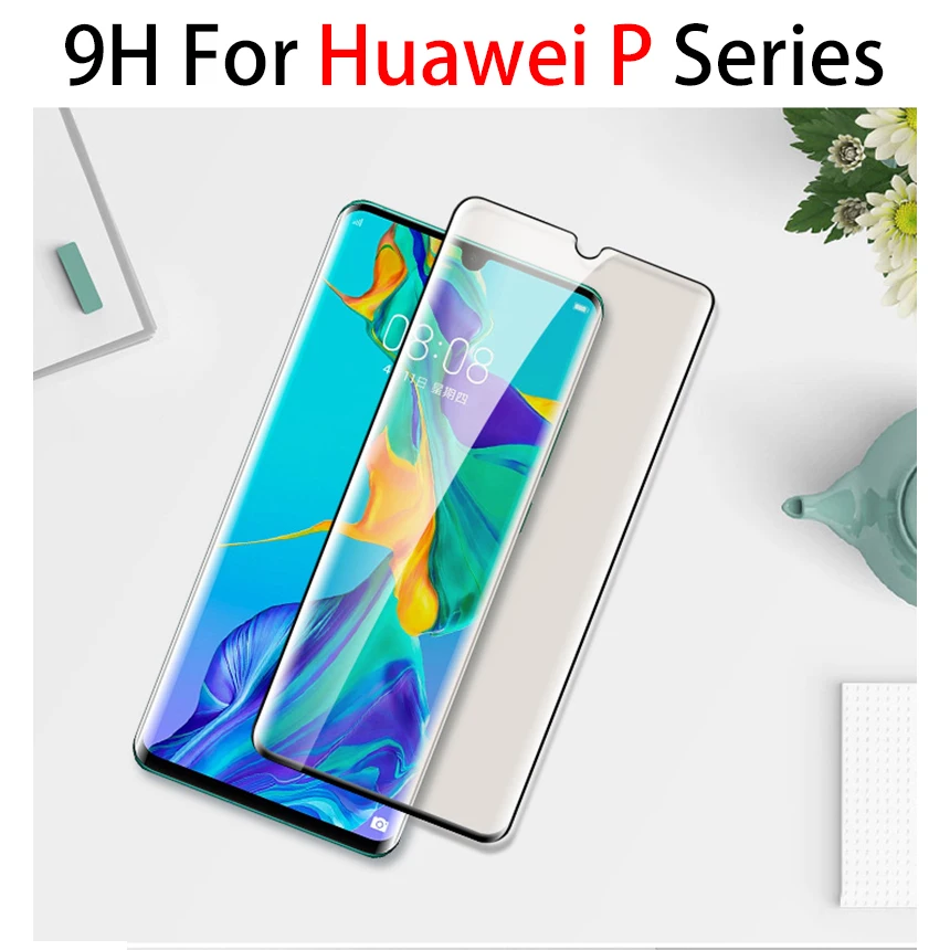 9 H закаленное стекло полное для huawei P30 lite P20 Защита экрана профессиональная