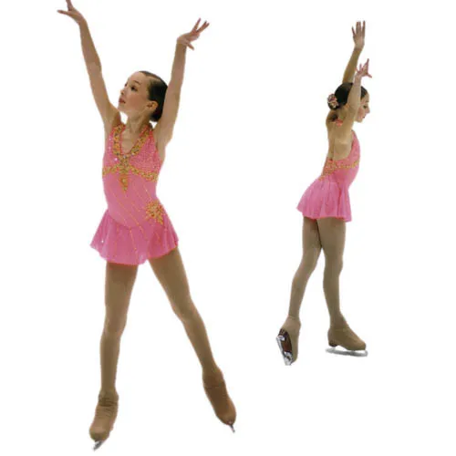 pink ice skating clothes for competition girls ice skating competition