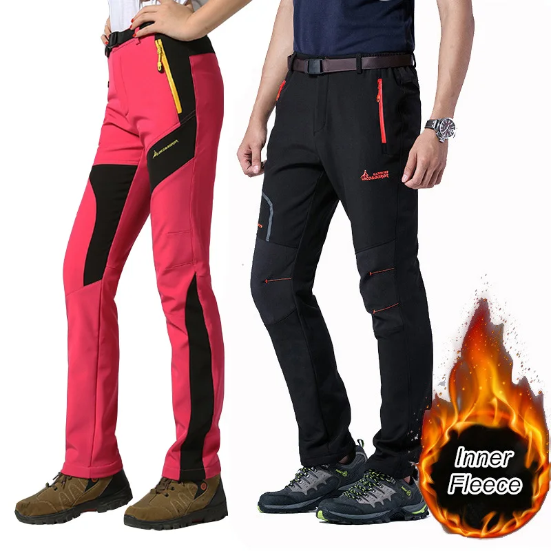 Men Women Snowboard Pants Outdoor Waterproof Softshell