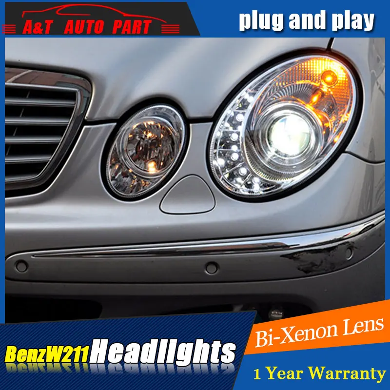 LED Head Lamp for Benz W211 led headlights 2003 2006 for W211 head