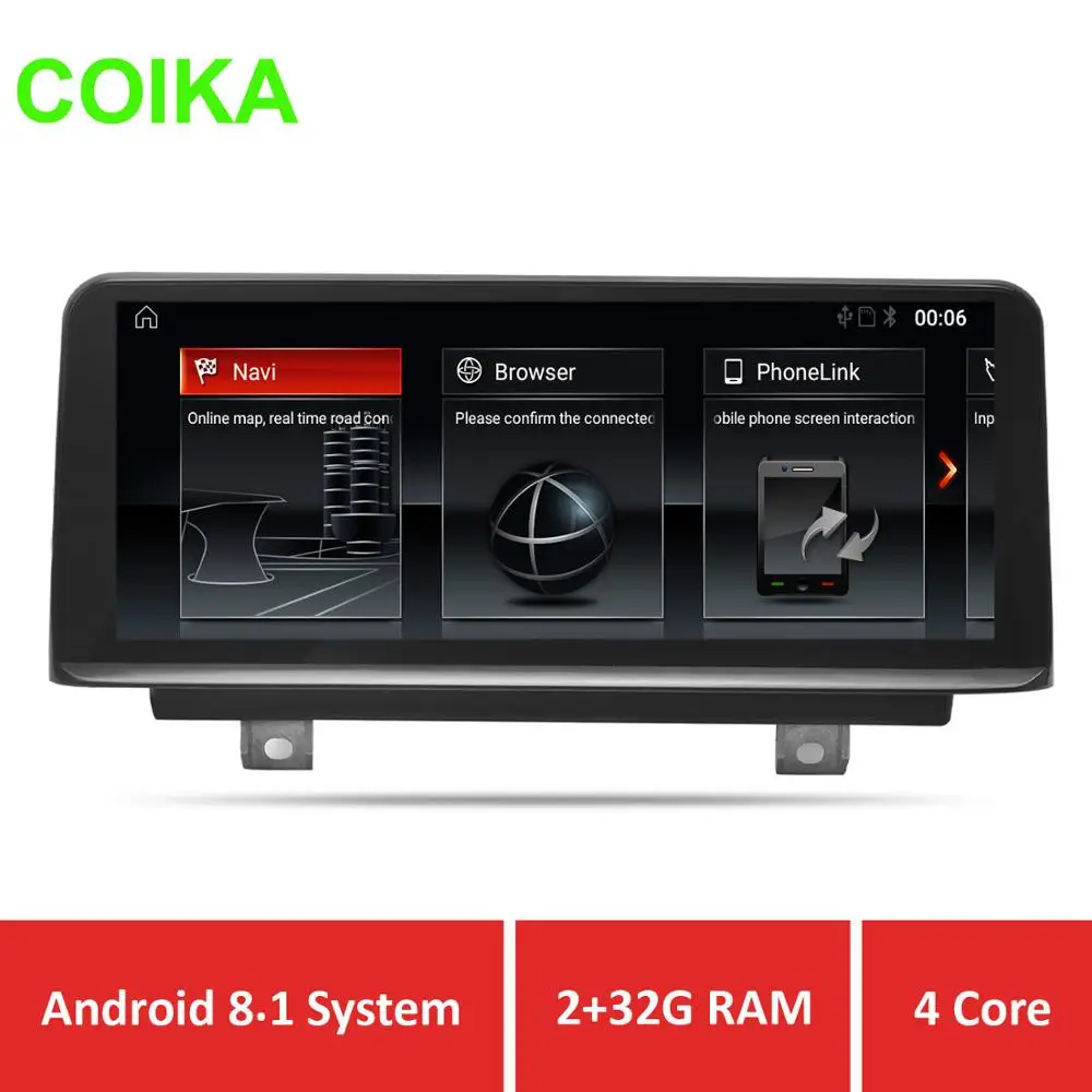 

COIKA 10.25/8.8" Android Car GPS Navi Receiver For BMW F20 F21 F23(cabrio) 2013-2017 Auto Stereo Video Player BT WIFI 2+32G IPS
