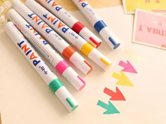 Diy ручка цвета воды маркер цветные шинные ручки канцелярские маркеры для украшения Скрапбукинг Канцелярские Принадлежности для альбома