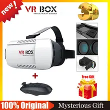 Vr box google картон vr vr vr виртуальная реальность 3d очки очки шлем очки + bluetooth пульт дистанционного управления геймпад