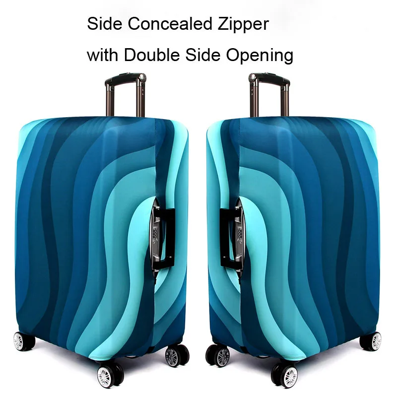 Путешествия чемодан защитная крышка Дорожная сумка на колесах сумка чехол Толстый эластичный для чемодана