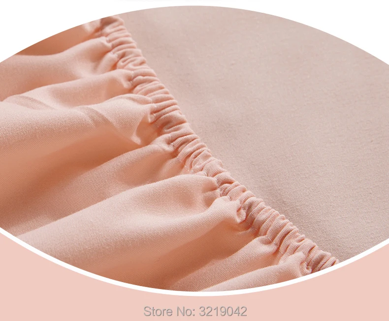 Полиеста простыня наматрасник сплошной цвет шлифование постельное белье простыни с резинкой 160*200 см двойной размер