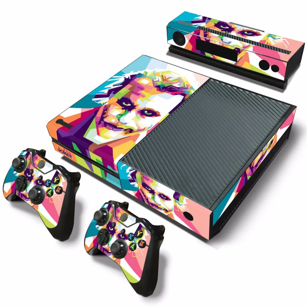 Game Sticker Cover for Microsoft XBOX One Console Vinyl Decals and Controllers Skins in