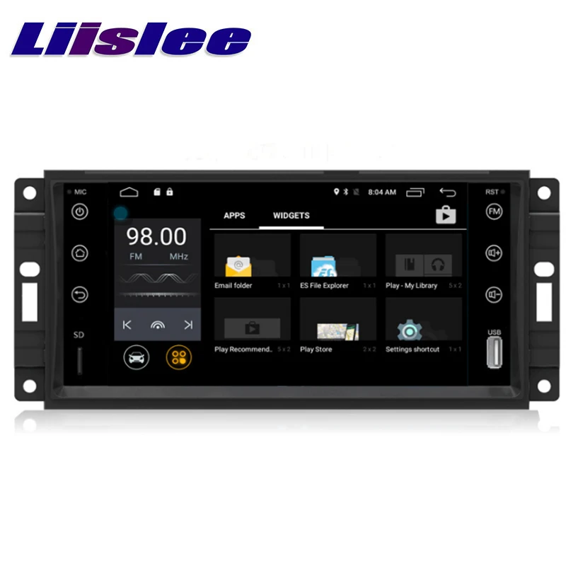 LiisLee Автомобильный мультимедийный gps HiFi аудио Радио стерео для Jeep Liberty Cherokee KK 2008~ 2013 стиль навигации NAVI