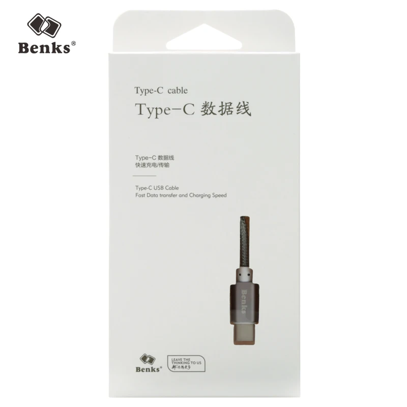 Benks Тип usb C кабель для samsung S9 S8 + 2A быстрой зарядки и передачи данных Xiaomi Mi 8 Oneplus 6 USB