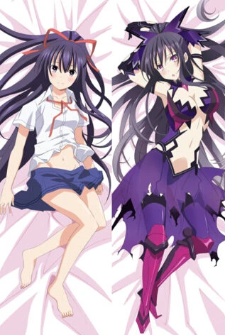 Anime DATE A LIVE Tokisaki Kurumi Dakimakura Hugging body Pillow Case 150*50cm