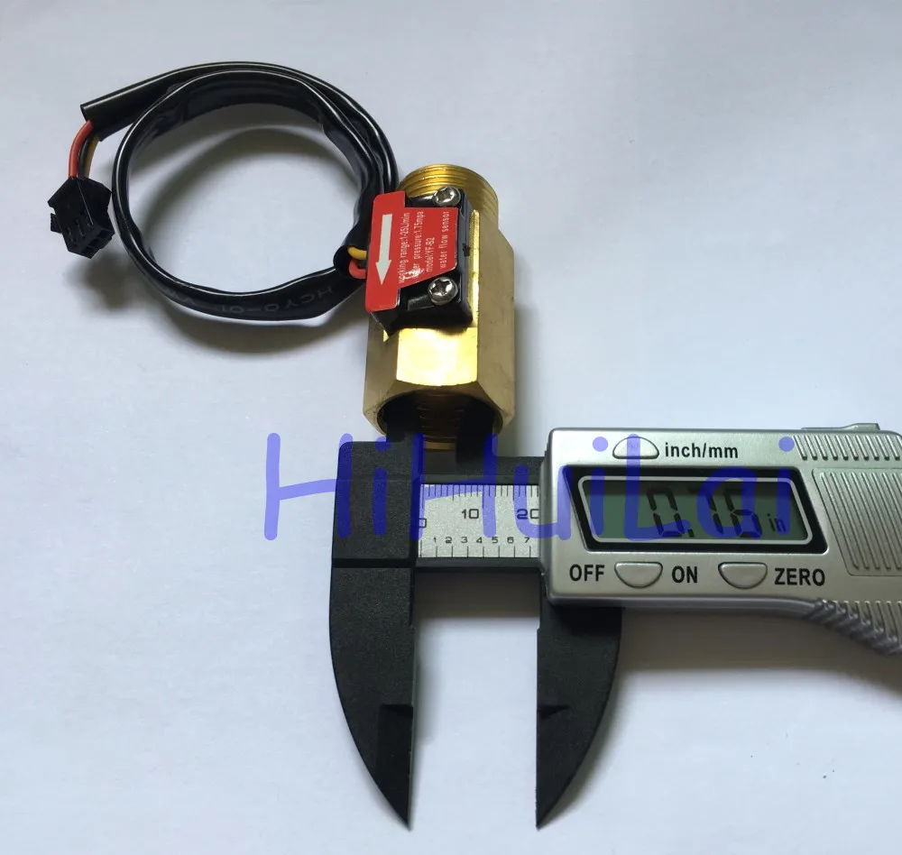 YF-B2 brass Hall flow sensor meter  (4)