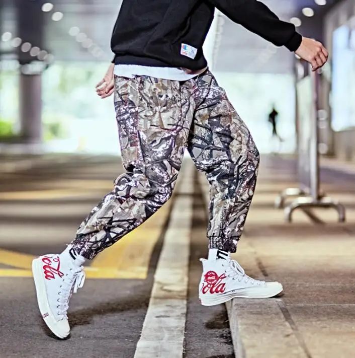 Летние уличные модные мужские штаны камуфляжные шаровары мужские брюки для ног pantalones hombre cargo pantalon homme