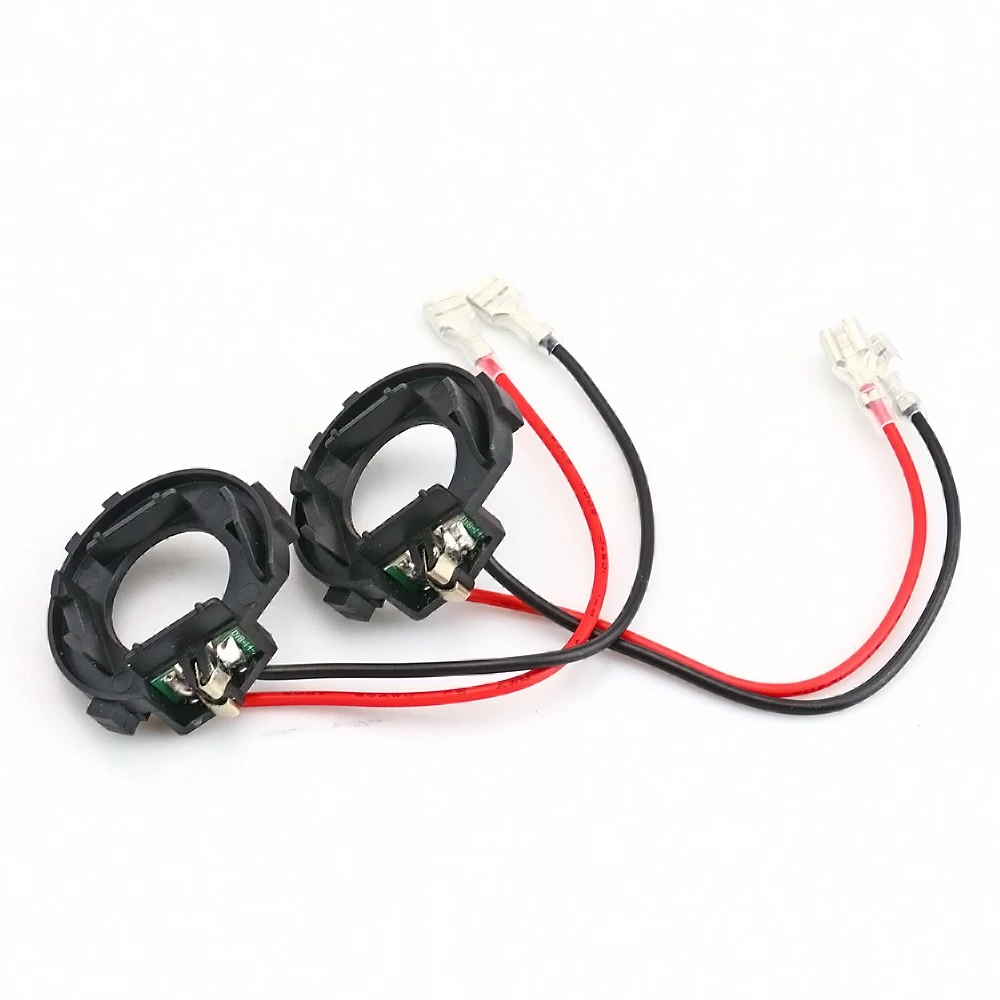 2Pcs H7 Car Headlight Bulbs Holder Adapter Base For VW Golf 7 / New Touran auto H7 Fort Headlamp LED socket Holder stents
