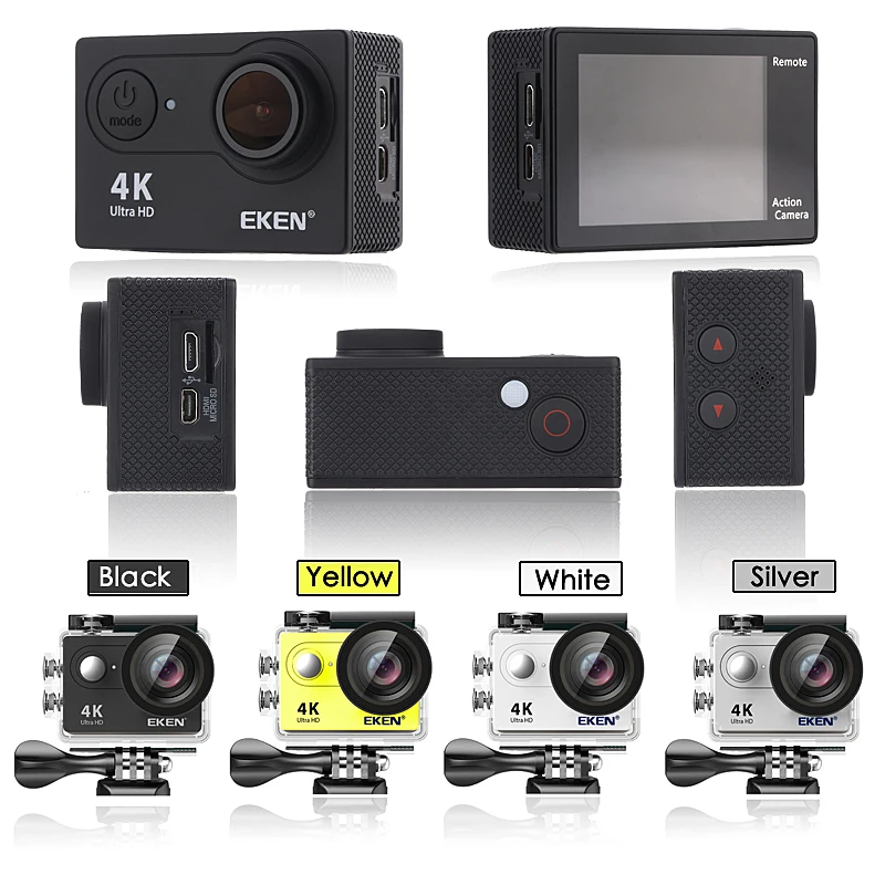 EKEN H9 / H9R Экшн камера 4K 30FPS Ultra HD WiFi 2 0 170D подводный водонепроницаемый шлем