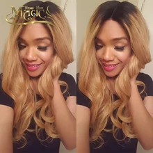 7A Ombre Lace Front Wig Human Hair long virgin Full Lace Wig Glueless Brailian Lace Wig For Black Women Free Shipping
