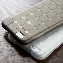 Caixa transparente 3d soft case de silicone para iphone 6 knockproof cobertura tpu Tampa traseira Para A Apple SE 5 5S 6 6 s Casos de Telefone Mais Coque
