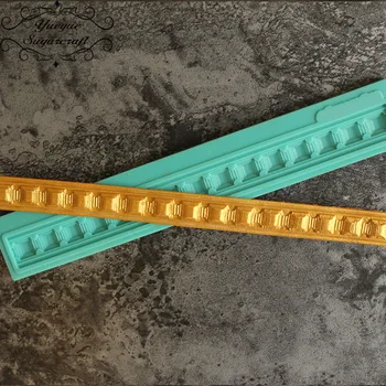 

Yueyue Sugarcraft silicone border gumpaste mold cake decorating tools