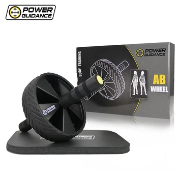 

Abdominal Exercise Wheel Abdominal Rollers Exerciser Fitness Workout Gym Great for Arms, Back, Belly Core trainer Free Knee Pad