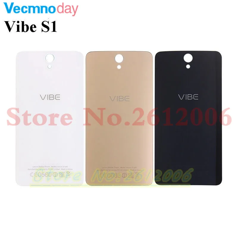 

Original For Lenovo Vibe S1 S1A40 Case Replacement Glass Back Cover Battery Rear Door Housing Funda STICKER Adhesive