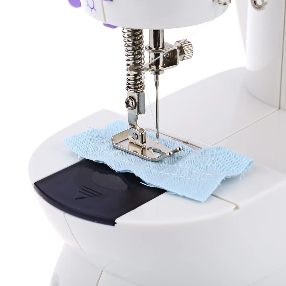 Ceny Eworld Mini ręczne maszyny do szycia pedałów podwójna prędkość dwugwint wielofunkcyjna elektryczna automatyczna maszyna do przewijania bieżnika