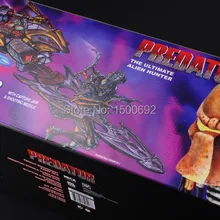 NECA Хищник в конечном итоге инопланетный Охотник лезвие истребитель с захват челюстной и стреляющий снаряд коллекционная игрушка