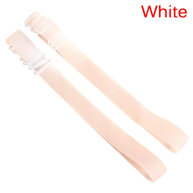 Transparent Wide Women Silicone Bra Straps Non Slip Adjustable Bra