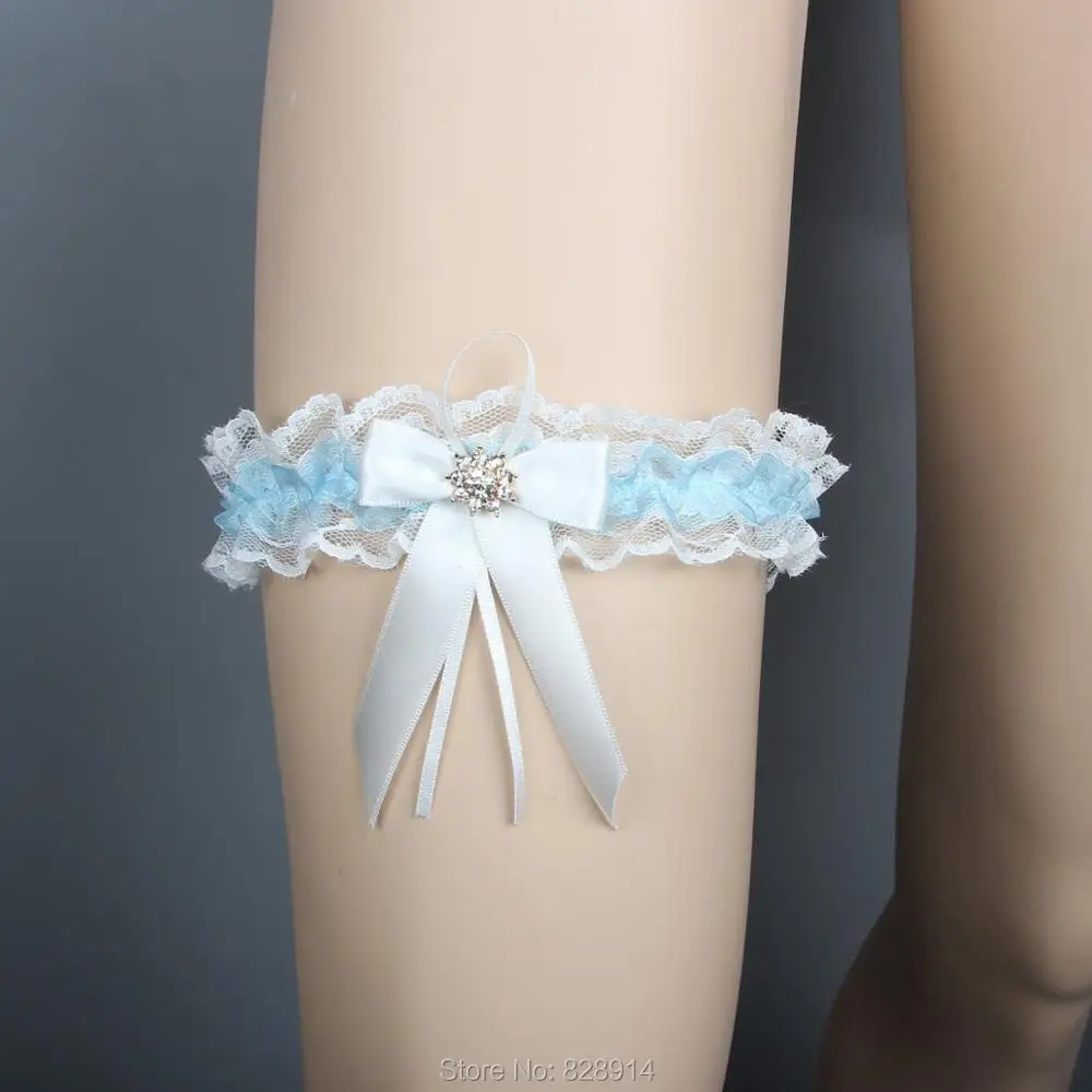 Lowosaiwor Factory Vintage Blue Organza Lace Wedding