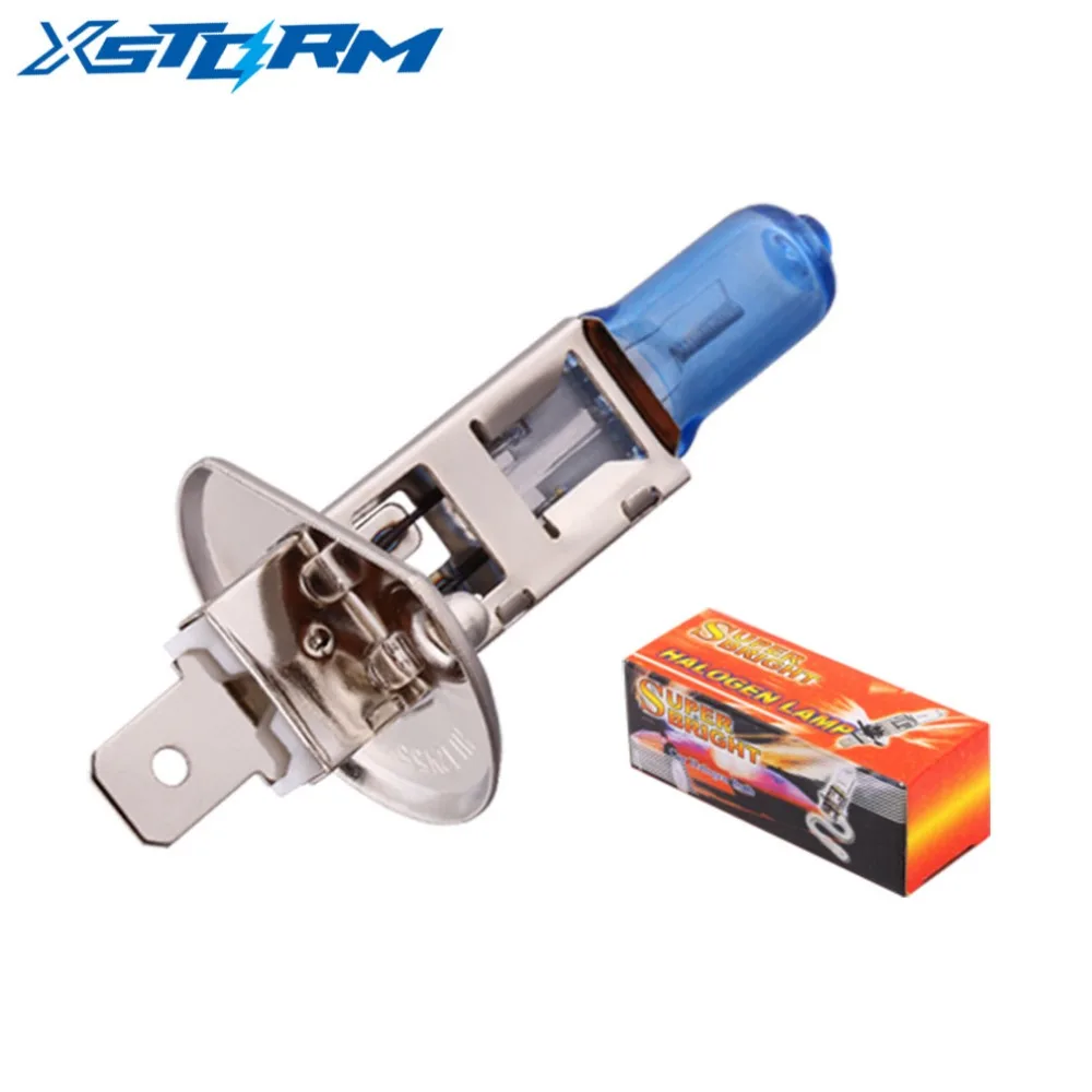 H1 55 W 12 V السوبر مشرق 6000 K الأبيض الضباب أضواء مصباح هالوجين سيارة المصباح مصباح سيارة القيادة ضوء مصدر سيارة التصميم السيارات