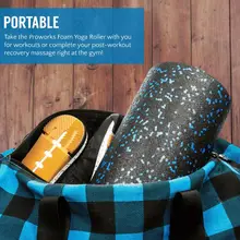 Фитнес шейпинг 2в1 набор EPP полый Йога Колонка пена ролик для мышц ног фирма высокая плотность Myofascial релиз массаж спины