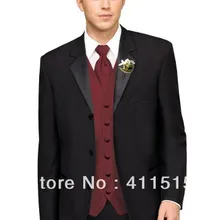 \ индивидуальный заказ дешевые мужские костюмы горячая Распродажа черный костюм жениха Одежда смокинги друзей жениха Мужские свадебные костюмы одежда