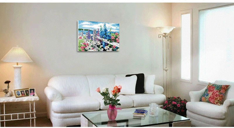 Immortalized Цветочная живопись по номерам современный расписанный вручную цифровая картина маслом на холсте для украшения дома