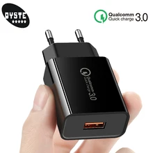 18 Вт Путешествия стены Carregador Portatil быстрый USB мобильный телефон зарядное устройство Cargador для Apple iphone Oplader Caricatore Quick Charge 3,0