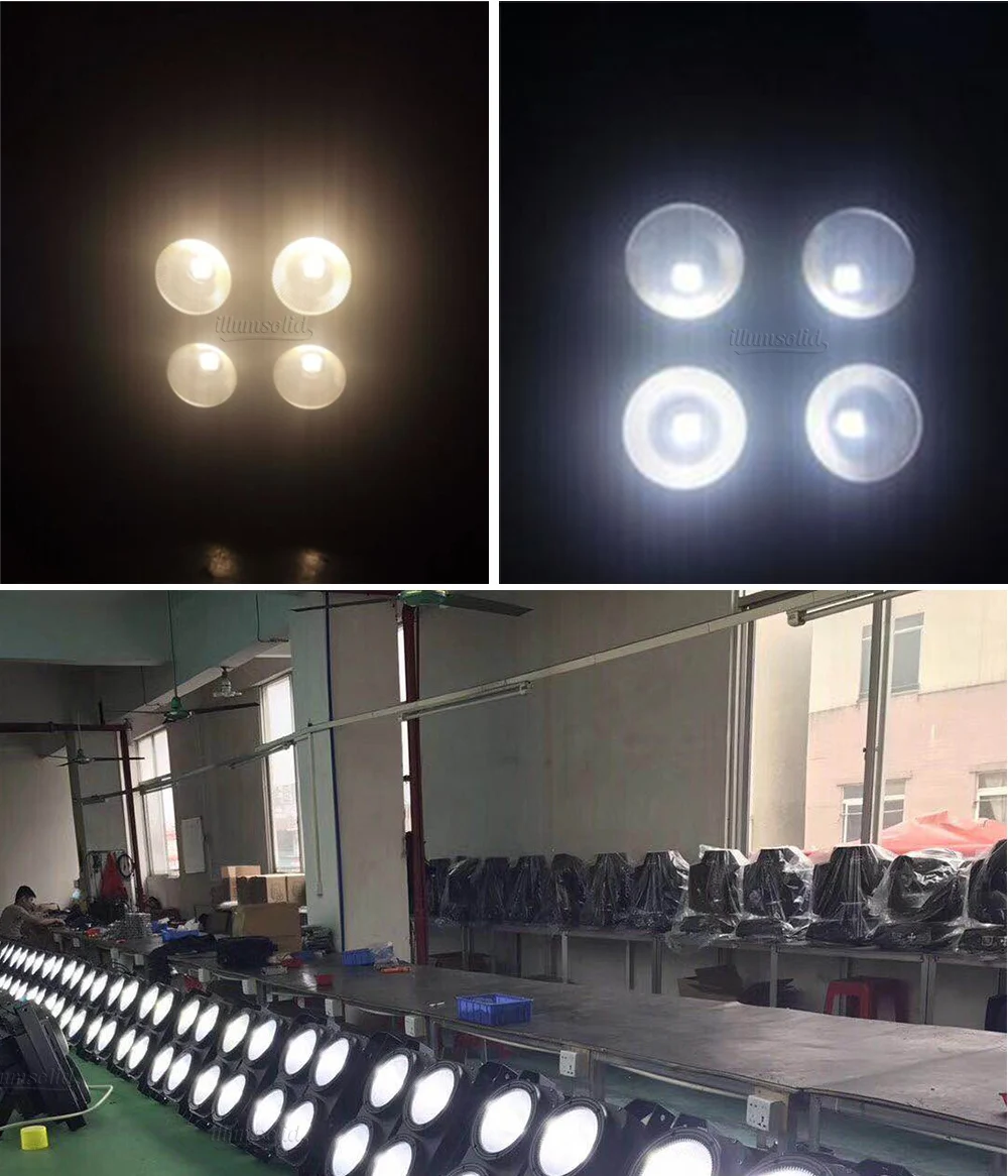 4 Olhos Par Levou Luz 4x100 w Blinder Professional Combinação Positiva Branco e branco Quente 19 Efeito de Iluminação de palco