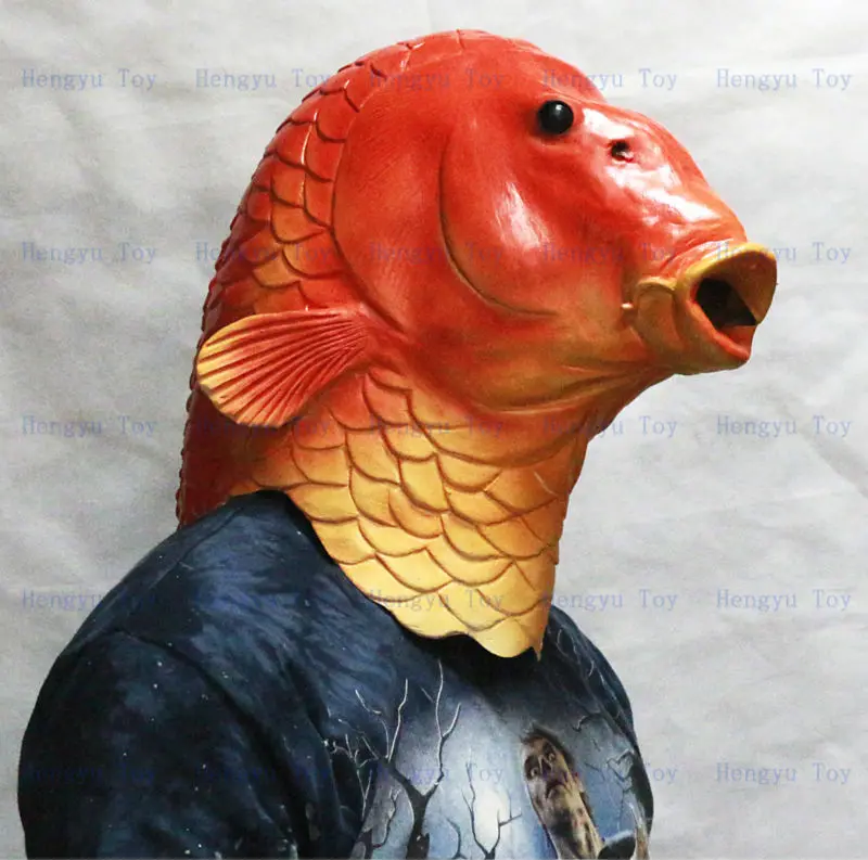 High Quality Creative designed The Latest Gold fish Mask for salein