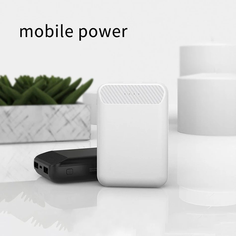 CASEIER, двойной USB, мини банк питания, 10000 мА/ч, 18 Вт, быстрая зарядка, внешний аккумулятор, портативное зарядное устройство для iPhone, samsung