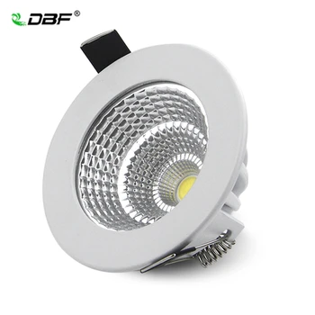 

[DBF] Super Bright Dimmable Recessed LED Downlight COB 5W 7W 9W 12W 15W 18W dimming LED Spot light led Ceiling lamp AC 110V 220V