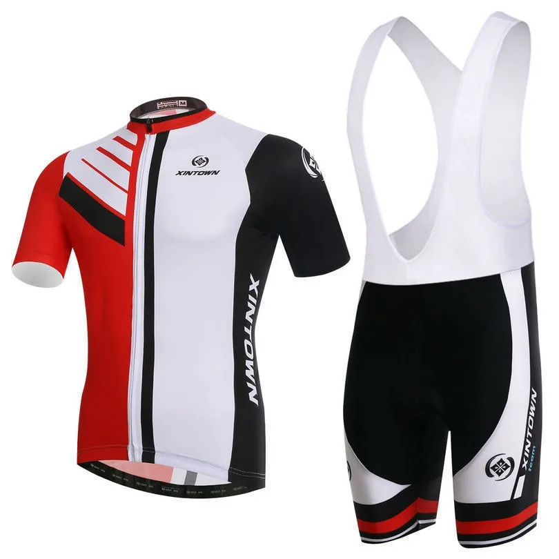 New Men XINTOWN Cycling Jersey Bib Sets 